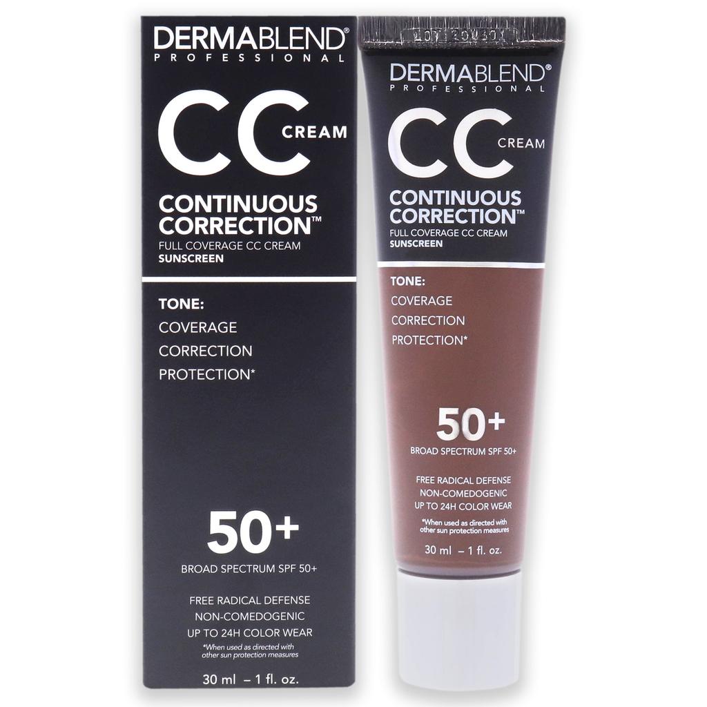 Dermablend Continuous Correction CC Cream SPF 50 - 90N Deep by  for Women - 1 oz Makeup