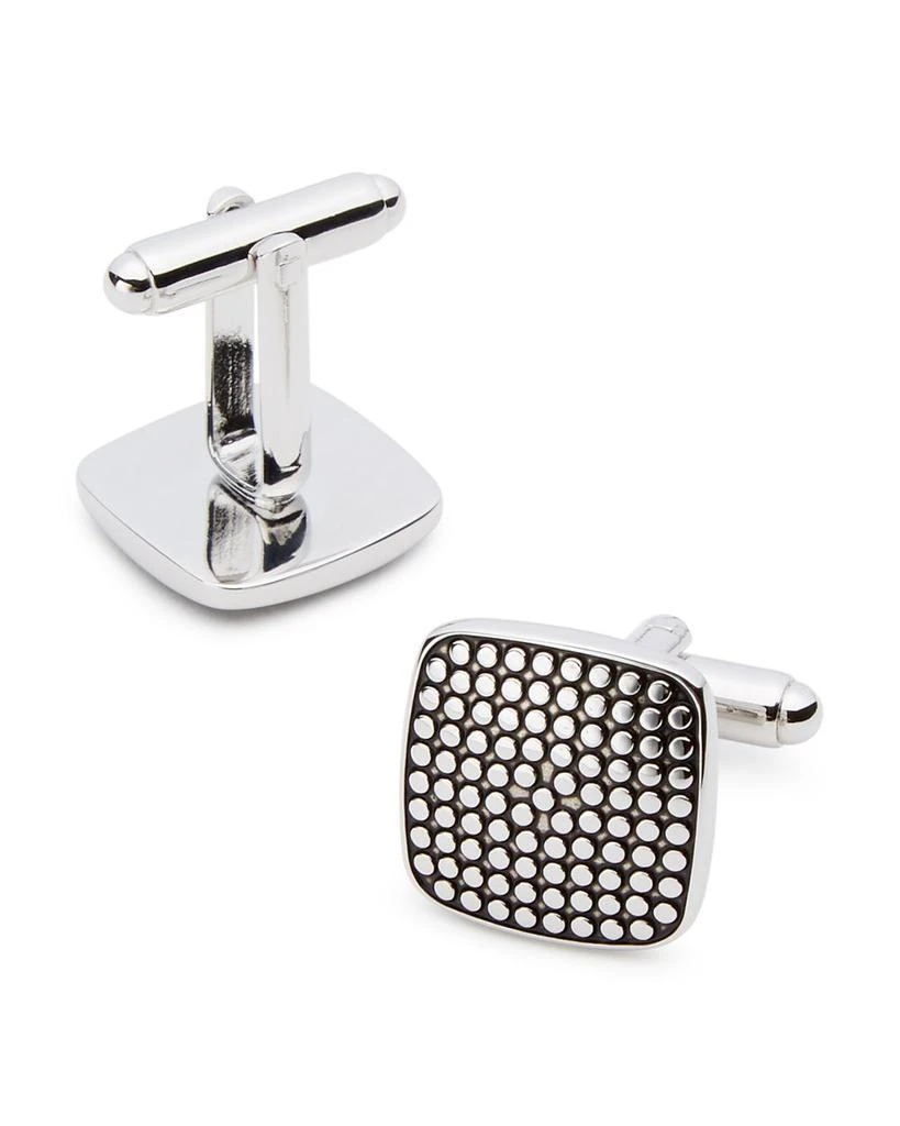 LINK UP Dot Soft Square Cufflinks 1