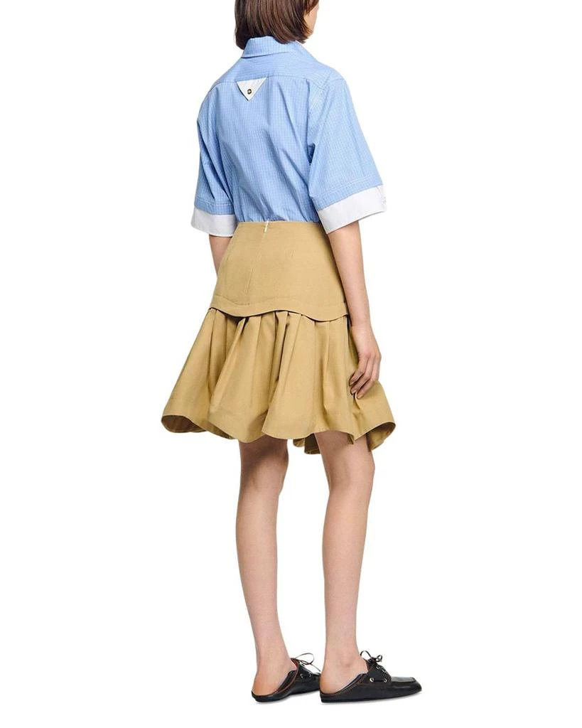 Sandro Ruffled Skirt 3