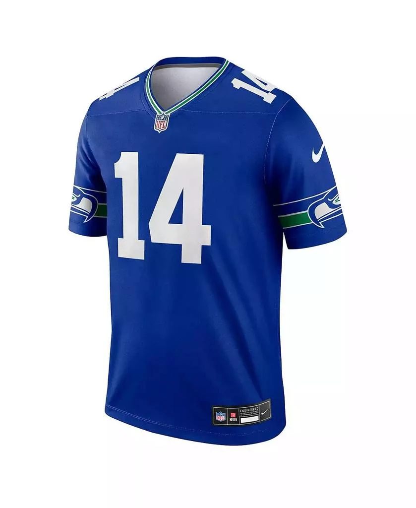 NIKE Men's DK Metcalf Royal Seattle Seahawks Throwback Legend Player Jersey 3