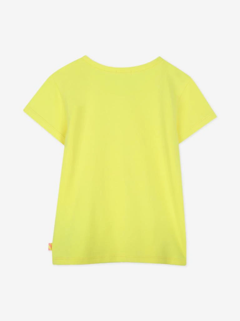 Billieblush Billieblush Girls Heart Print T-Shirt in Yellow 2