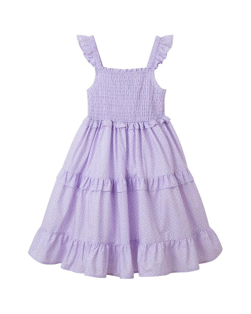 Andy & Evan Ditsy Floral Ruffle Tiered Dress