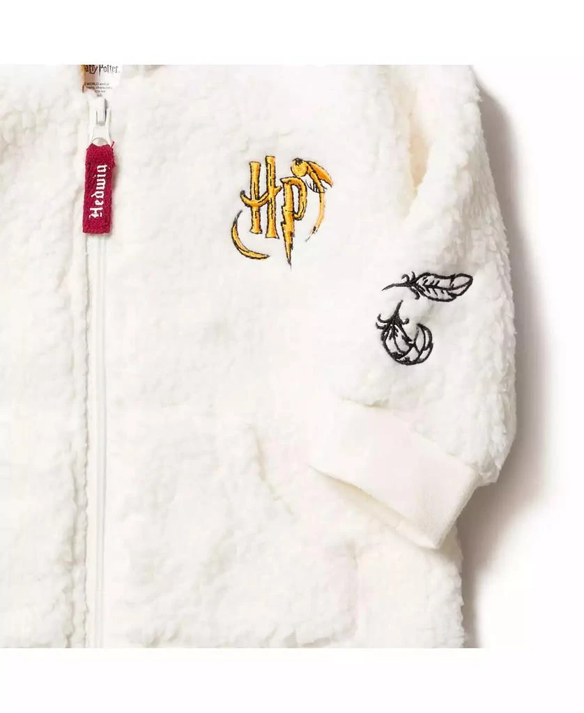 Harry Potter Baby Boys Hedwig Fleece Zip Up Costume Hoodie 4