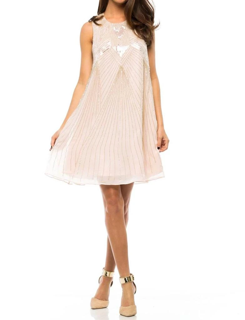 short sequin mini dress Bardot Helene Sequin Mini Dress Chocolate