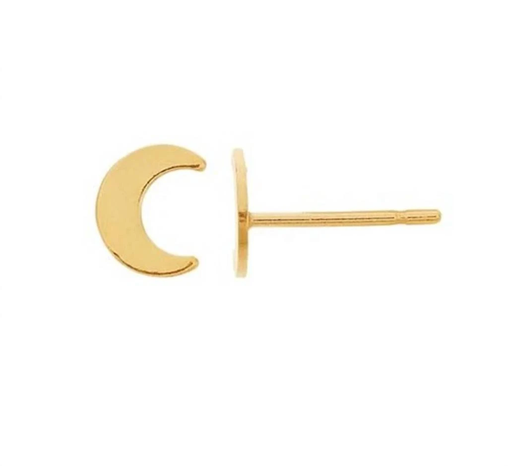 Allison Avery MOON STUD EARRINGS
