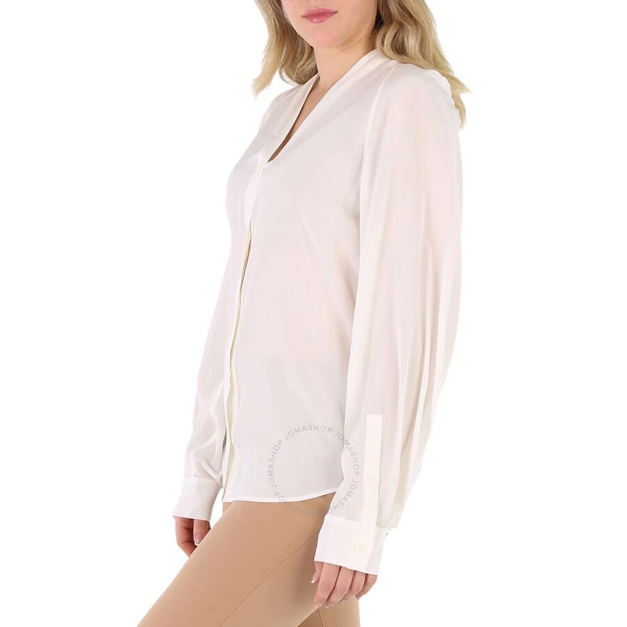 Burberry Ladies Natural White Fion Long-Sleeve Shirt 3