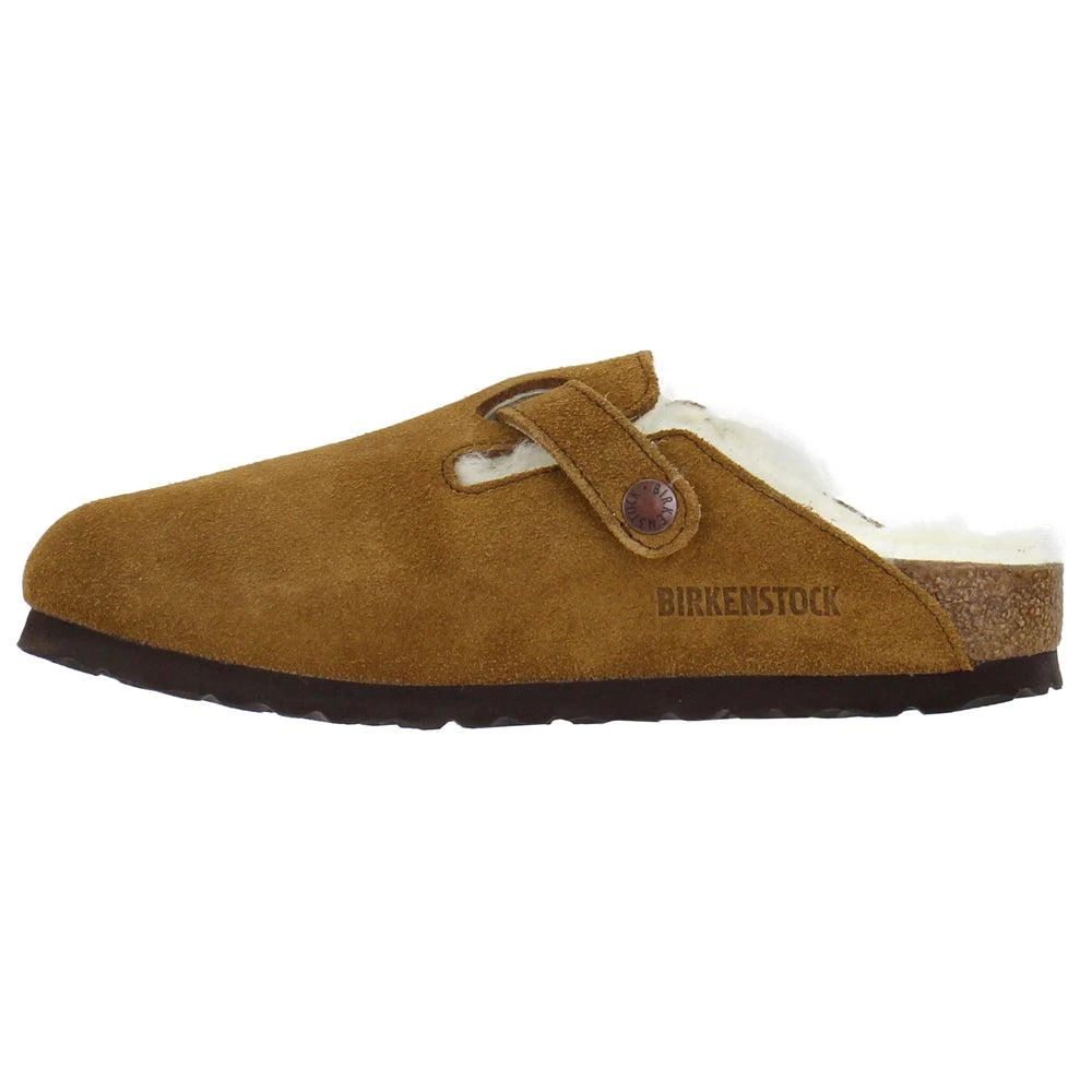 BIRKENSTOCK Boston Suede Shearling Clogs 3