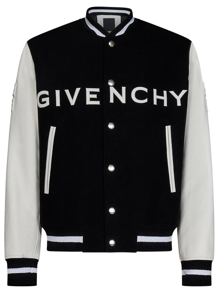 Givenchy Givenchy Logo Detailed Varsity Bomber Jacket 1