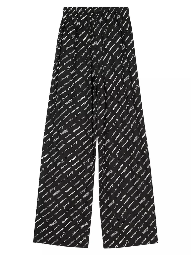 Balenciaga Logomania All Over Pyjama Pants 3