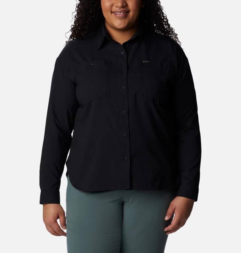 Columbia Columbia Women's Silver Ridge  Utility Long Sleeve Shirt - Plus Size-