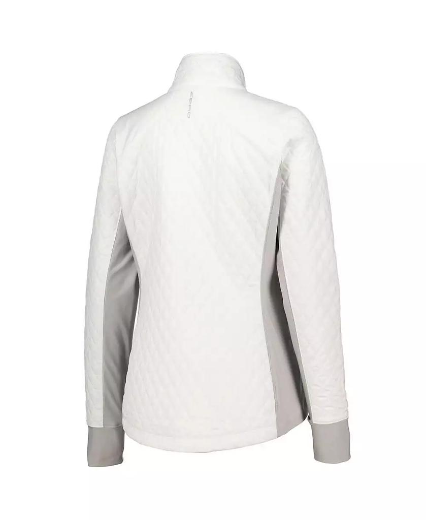 Zero Restriction Women's White Presidents Cup Sydney Quilted Full-Zip Jacket