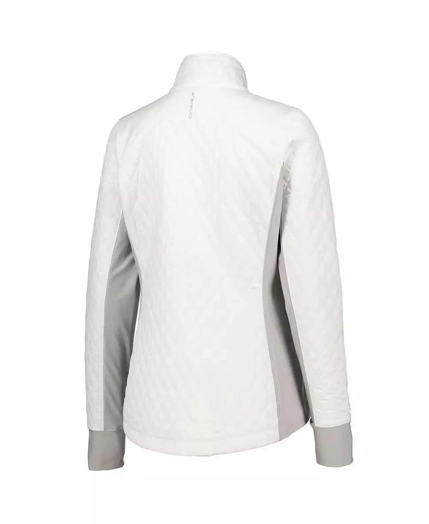 Zero Restriction Women's White Presidents Cup Sydney Quilted Full-Zip Jacket 2