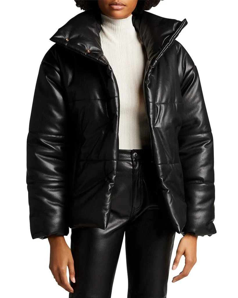 Nanushka Hide Vegan Leather Puffer Jacket 1