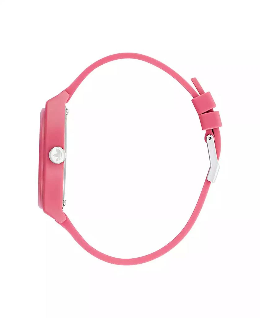 Adidas Unisex Three Hand Project Two Pink Resin Strap Watch 38mm 2