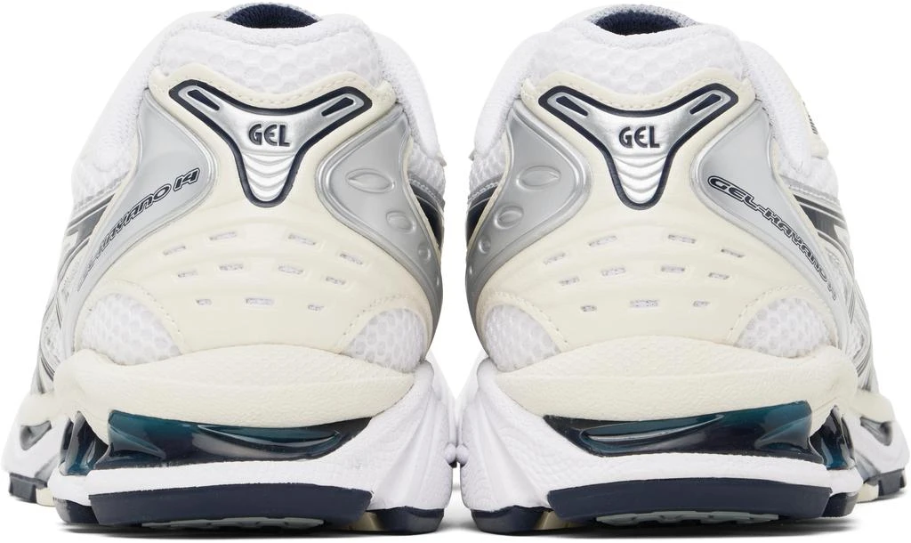 Asics White & Black GEL-KAYANO 14 Sneakers 2