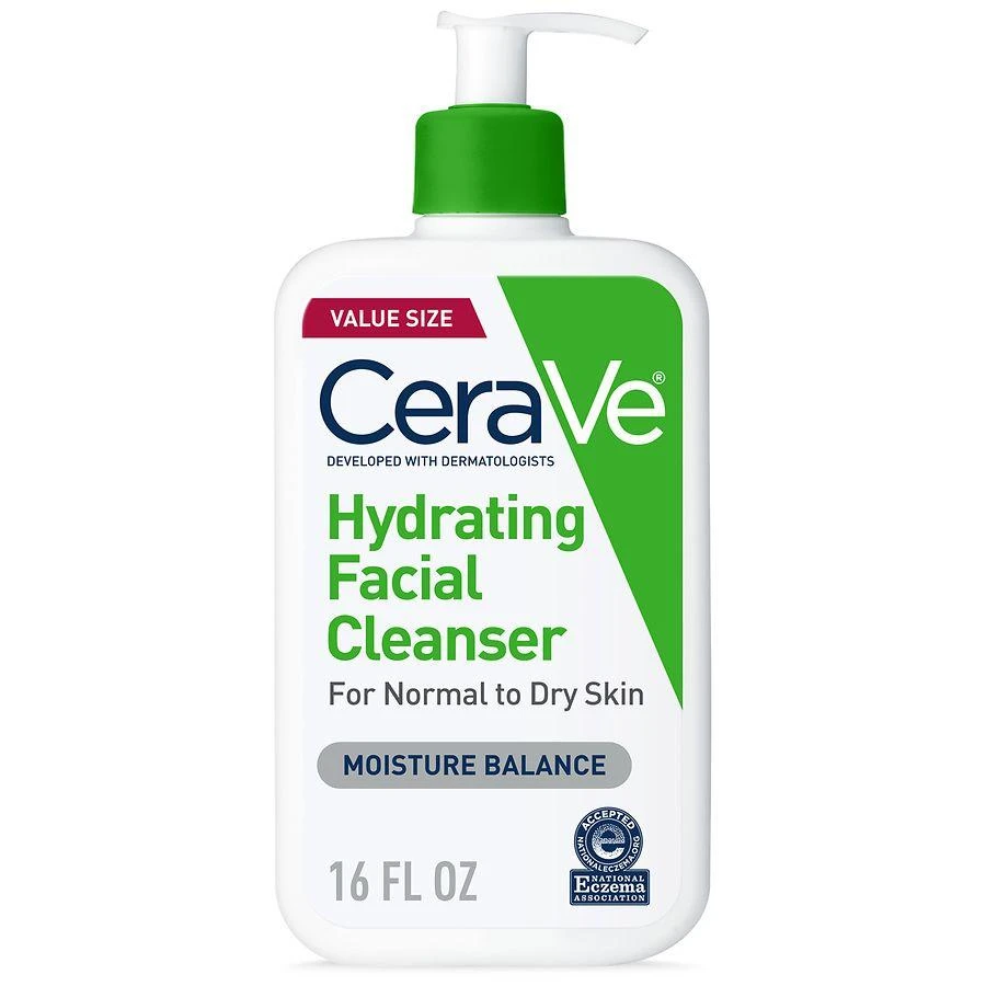 CeraVe Hydrating Face Cleanser for Sensitive and Dry Skin 1