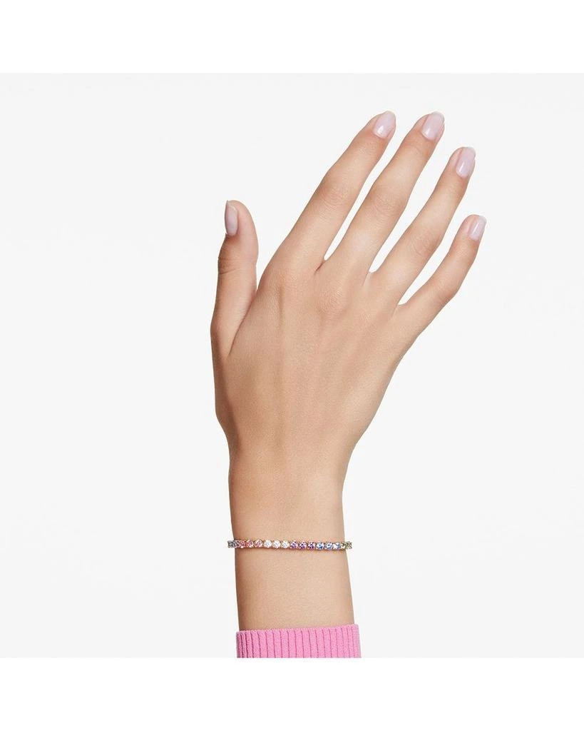 Swarovski Matrix Rainbow Crystal Tennis Bracelet 2