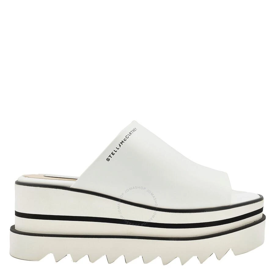 Stella Mccartney White Sneak-Elyse Platform Mules 1