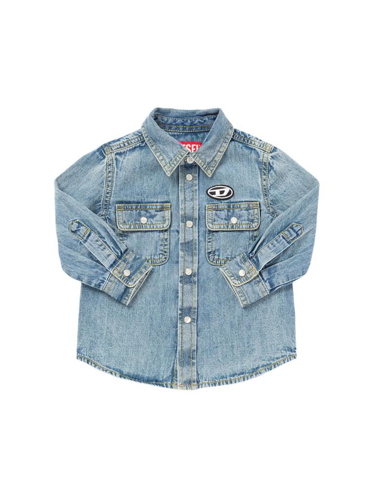 Diesel Diesel S-Boxt-N5 Distressed Flocked Logo Sweatshirt