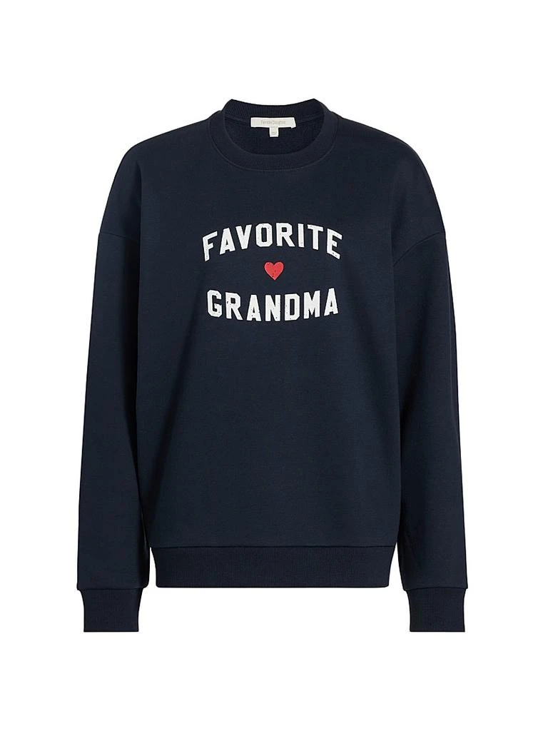 Favorite Daughter Favorite Grandma Heart Logo Sweatshirt 1