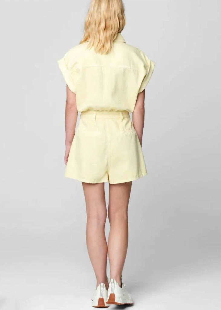 Blank NYC Afterglow Romper In Yellow 3