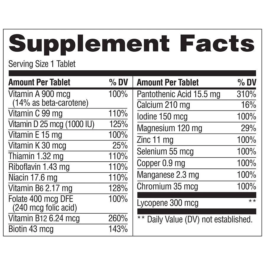 Walgreens One Daily Men's Multivitamin Tablets (100 days) 5