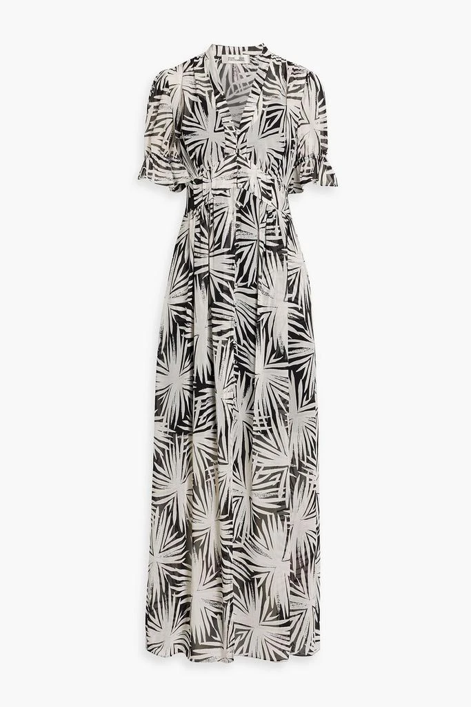 Diane von Furstenberg Erica printed chiffon maxi dress