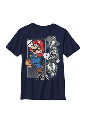 Nintendo Boys 4 7 Grey Gamers Graphic T Shirt