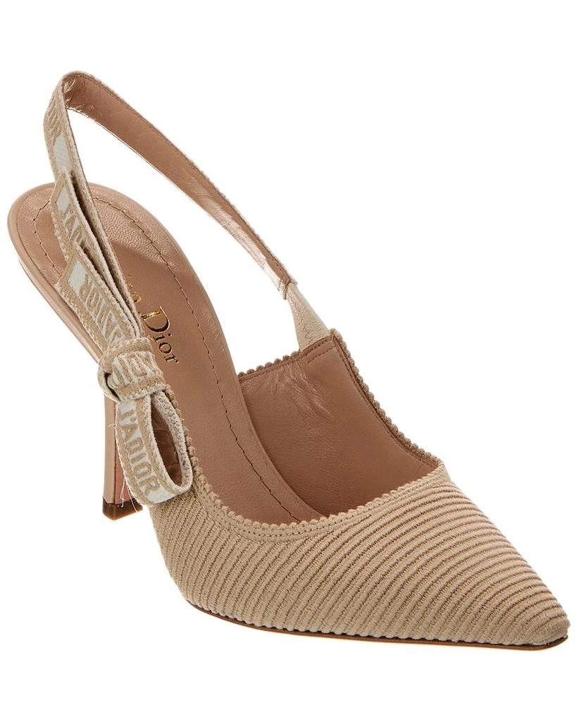 Dior J'Adior Canvas & Leather Slingback Pump 1