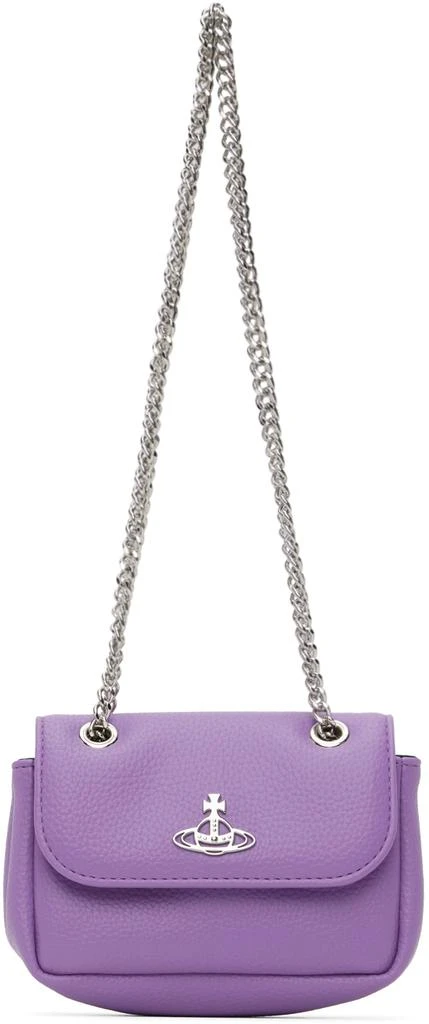 Vivienne Westwood Purple Small Chain Bag 1