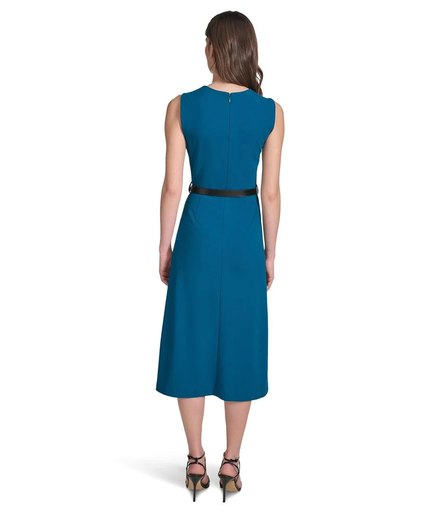 Scuba Crepe Midi Dress Calvin Klein Crepe Dress Shop Sleeveless