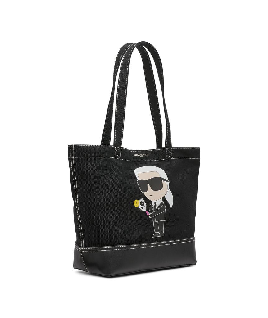 Karl Lagerfeld Paris CANNES TOTE PICK KAR& CHOPL BLK/FUSCHIA