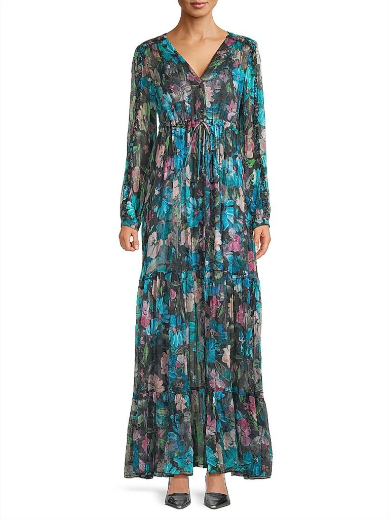 Johnny Was Mabel Silk Maxi Dress 3