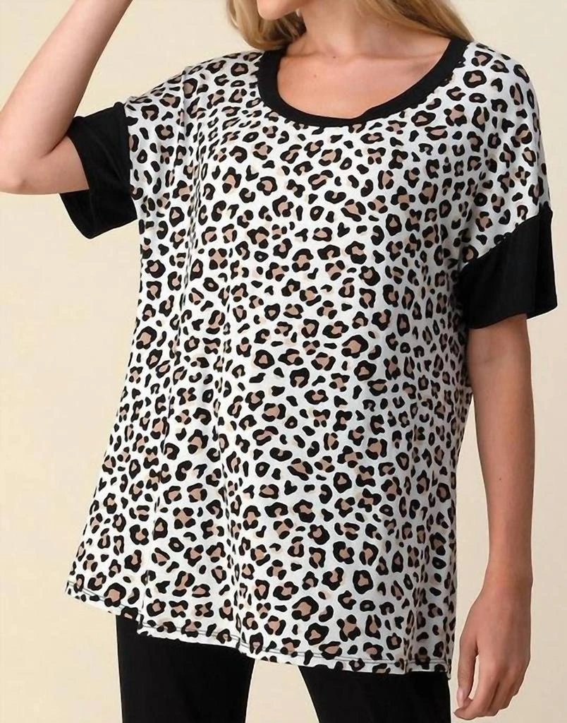 Blumin Leopard Loungewear Set - Plus In Multi 4