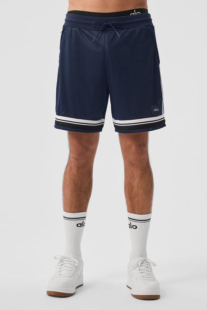Alo 7" Key Mesh Basketball Short - Navy