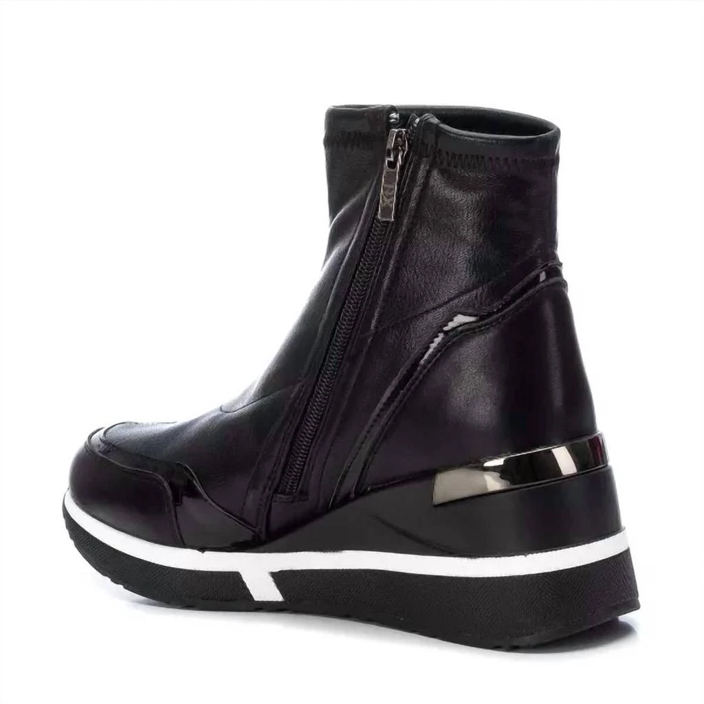 Xti Women's Wedge Sport Booties In Black 2