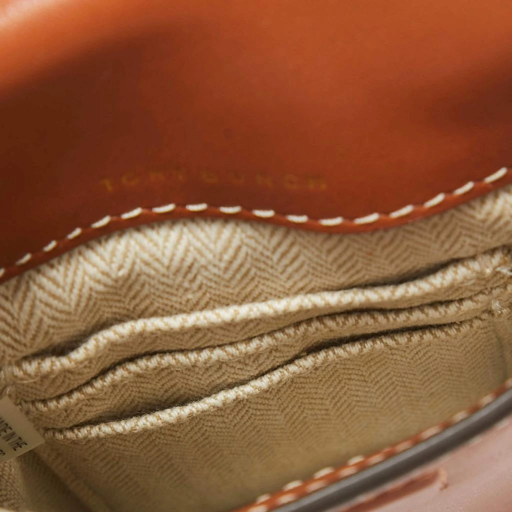 Tory Burch Tory Burch Brown Leather Miller Phone Crossbody Bag 8