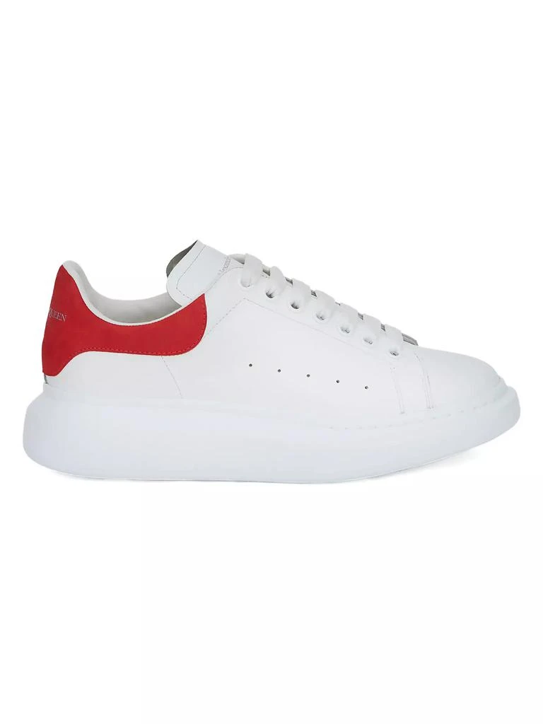 Alexander McQueen Men's Oversized Leather Platform Sneakers 1