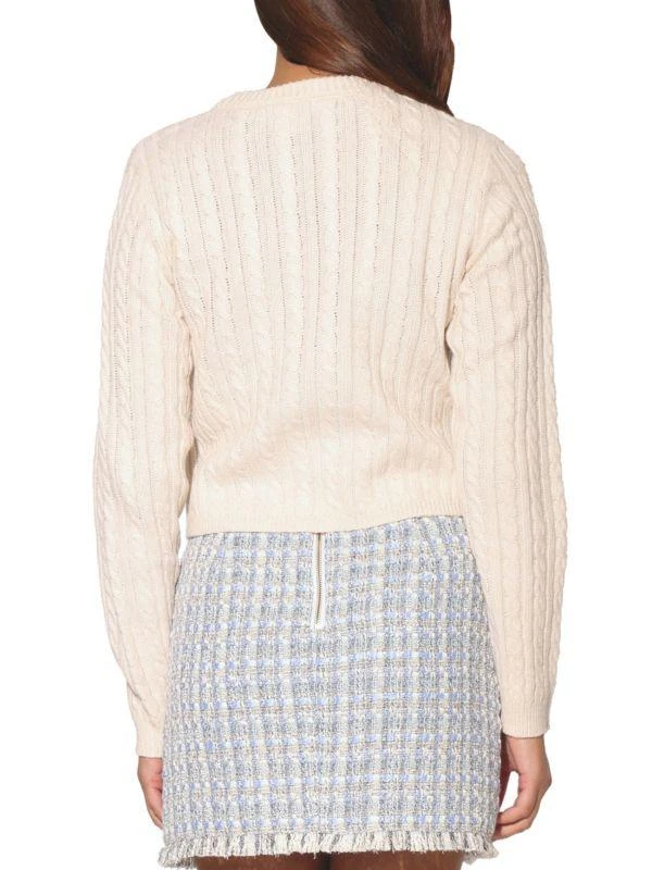 Walter Baker Giselle Cable Knit Cardigan 2