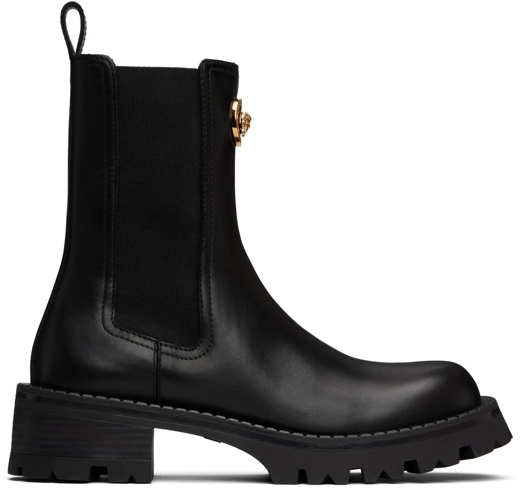 Versace Black Alia 35 mm Chelsea Boots 1