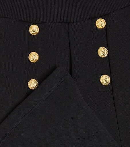 Balmain Mid-rise cotton flared pants 3