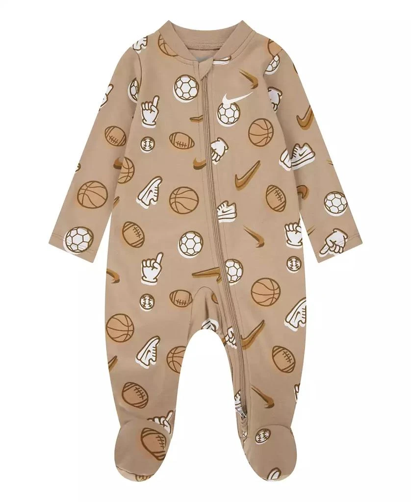 NIKE Baby Boys or Girls Printed Footed Coverall 1