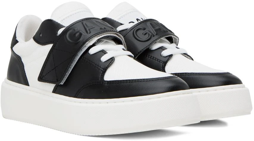 Ganni Black & White Sporty Sneakers 4