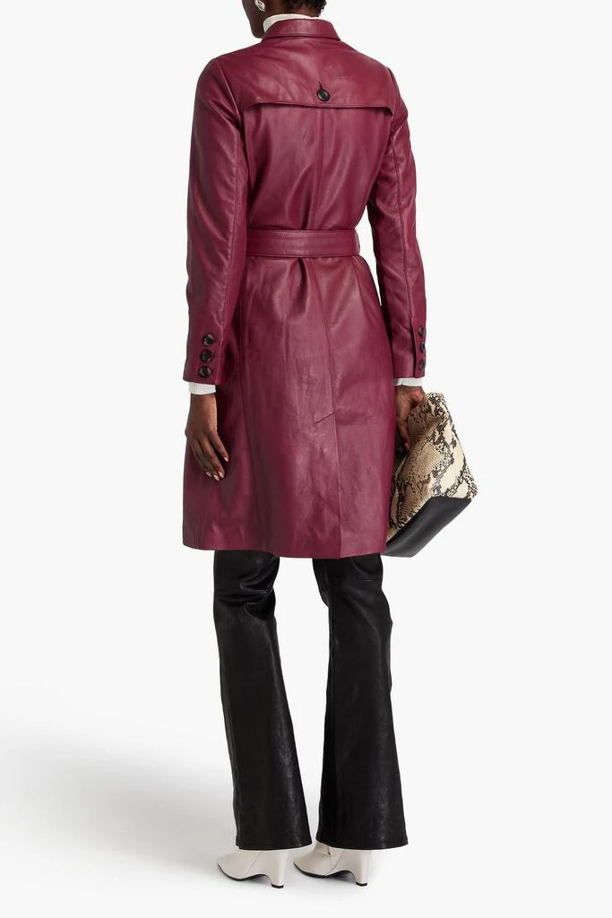 MUUBAA Leather trench coat 3