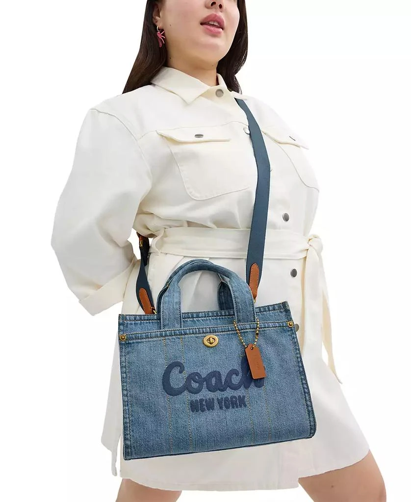Coach Denim Cargo 26 Tote 3