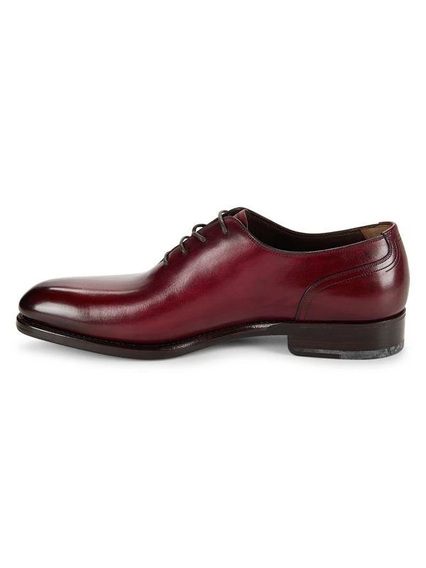 Salvatore Ferragamo Barclay Leather Oxford Shoes 4