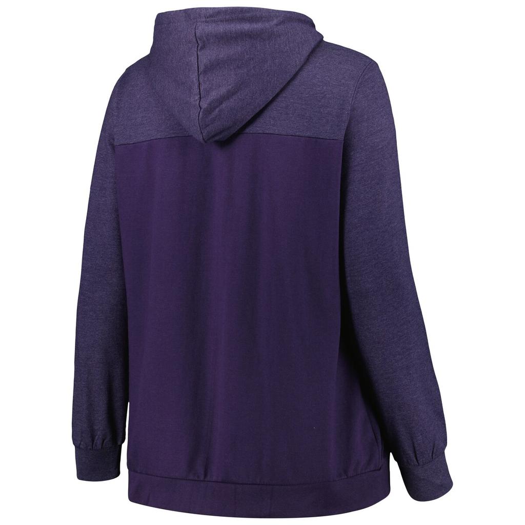 Fanatics Fanatics Cowboys Plus Size City Ties Full-Zip Hoodie - Women's