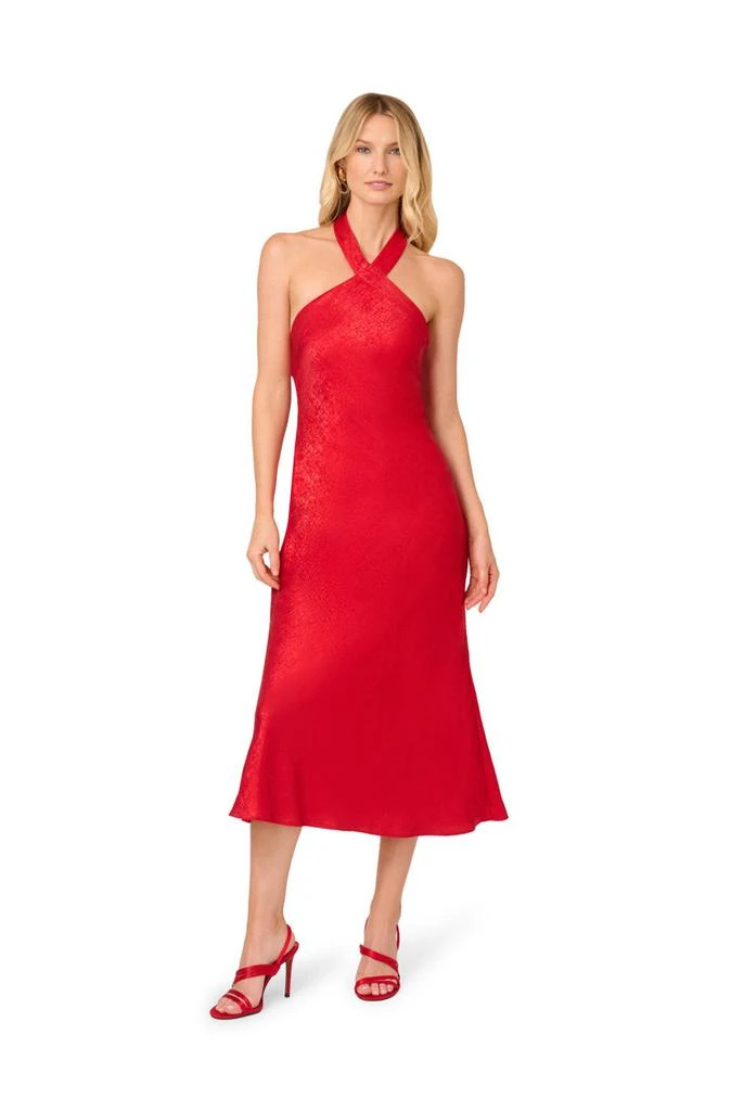 Adrianna Papell Foil woven midi dress 5