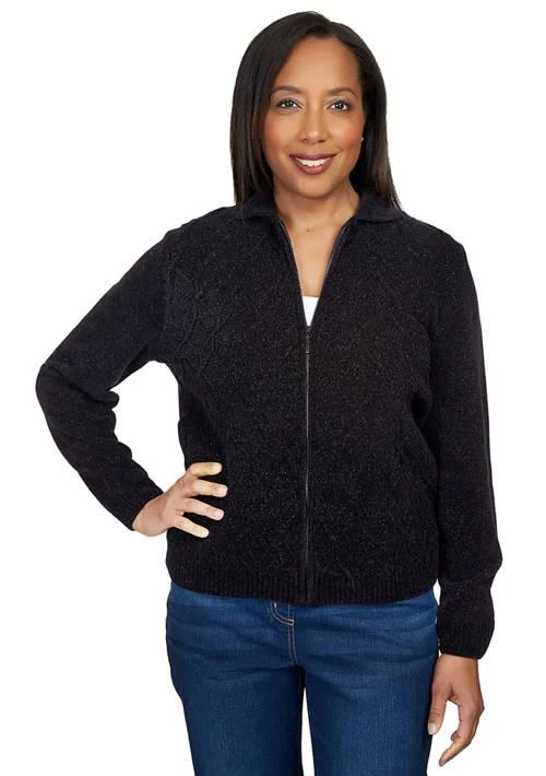 Jacket Zip Front Cardigan Women's Jacket Womens Zip Up