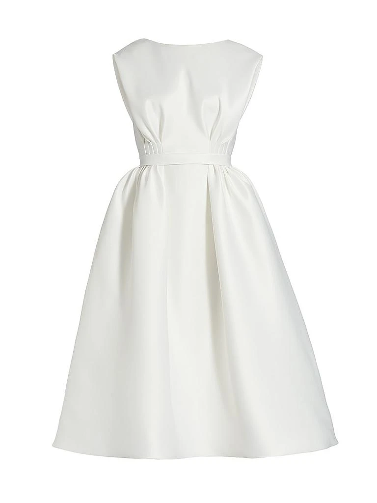 Amsale Mikado A-Line Midi-Dress 1
